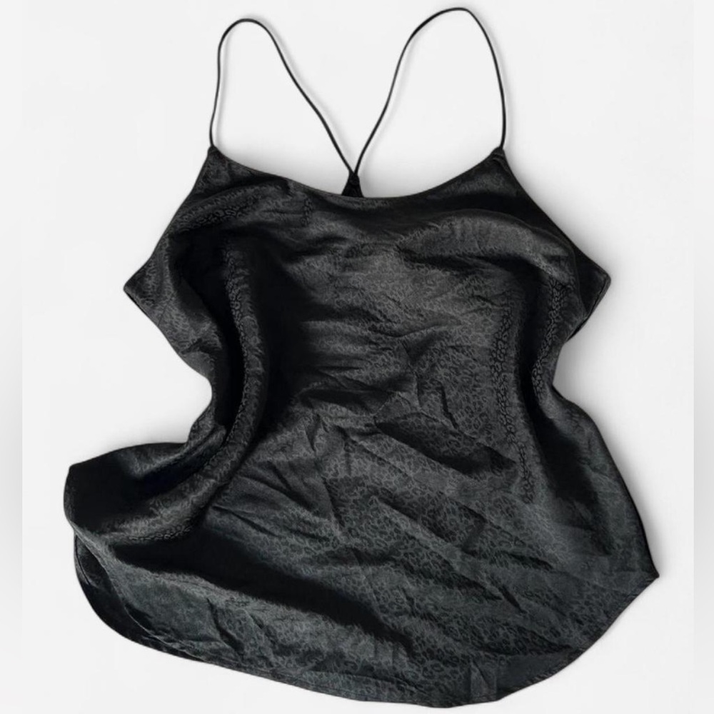 Victoria's Secret Black Camisole Top with Delicate Straps